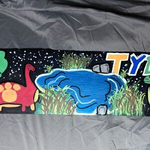 Customized Handpainted wall art. Perfect for kids room, home or office.